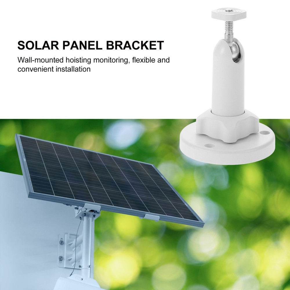 Outdoor Adjustable Solar Panel Mount Bracket For Security Camera Holder ABS