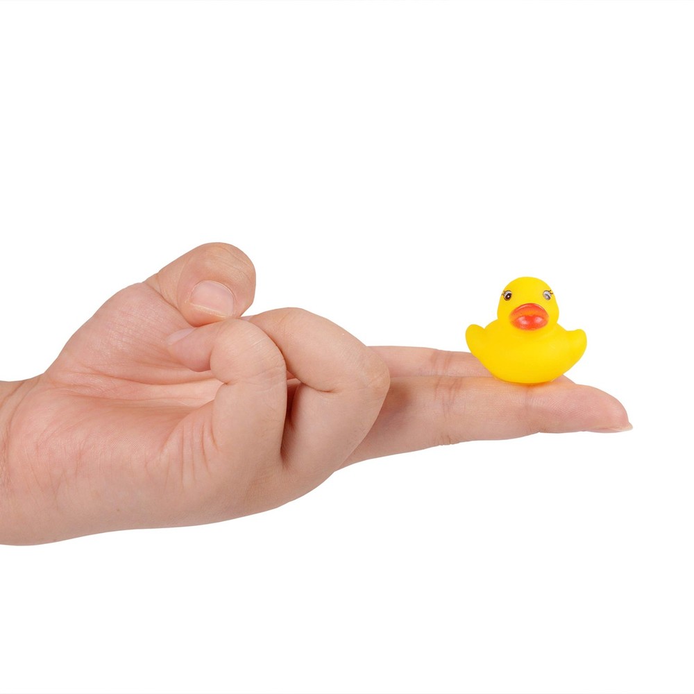 144-Pack Mini Rubber Ducks Set, Colorful Small, Multicolor