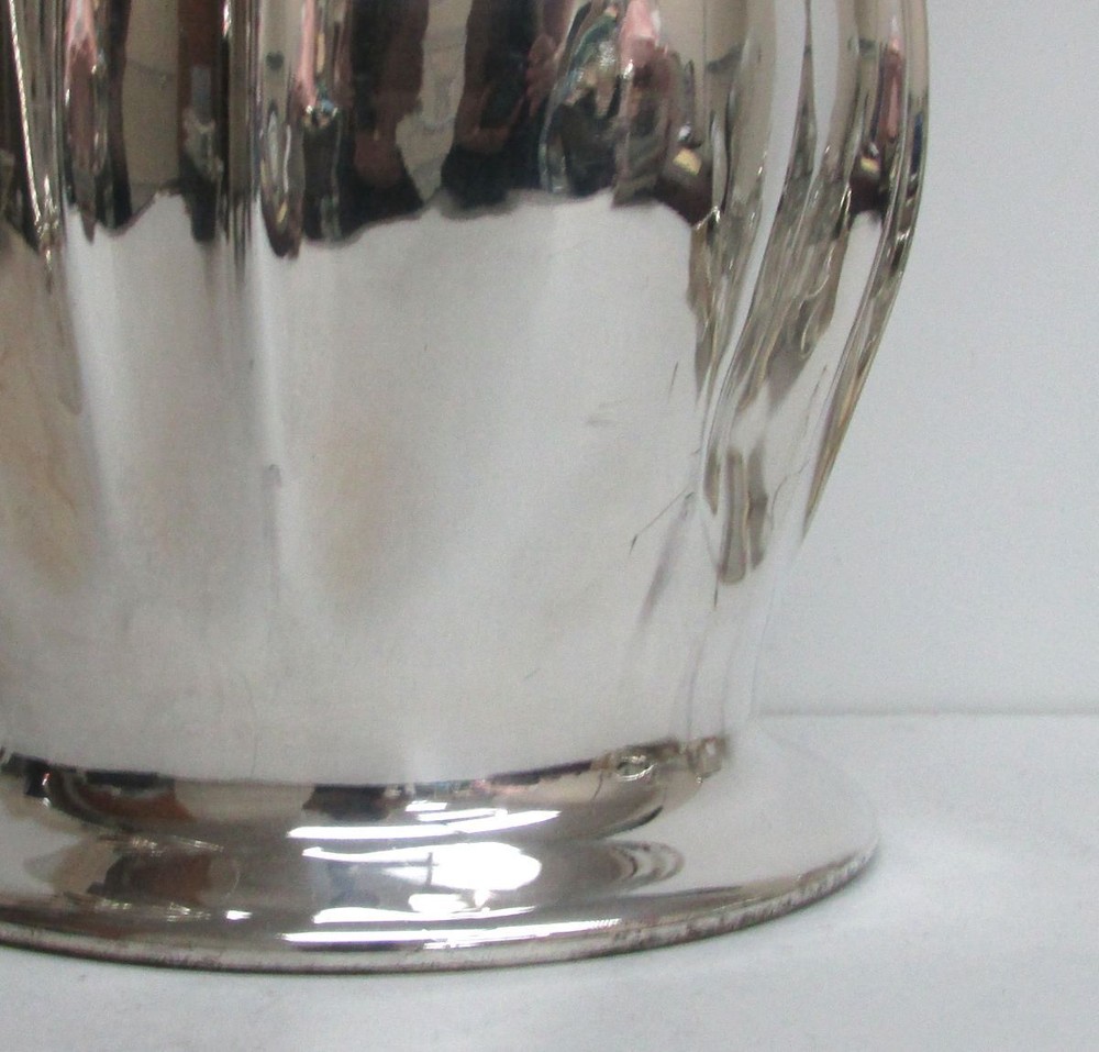 FABULOUS OLD 1860's SILVER PLATE MASSIVE LEMONADE PITCHER POUR