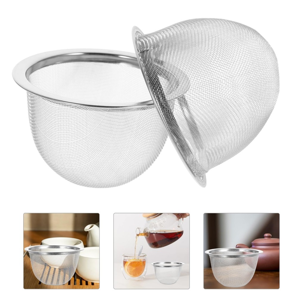 8Pcs Stainless Steel Tea Infuser Diffuser Filter for Teapot Mug Loose Leaf Tea