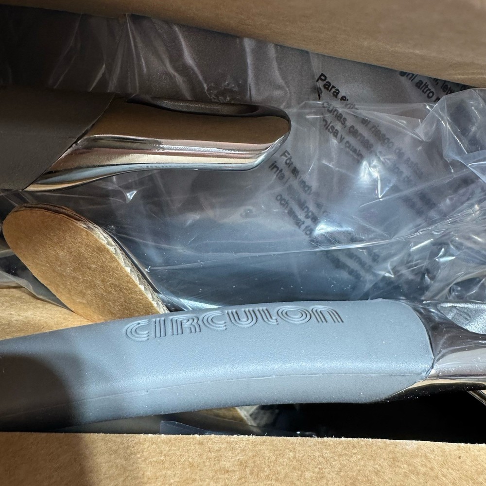 Complete Circulon Elementum 10pc Hard-Anodized Nonstick Cookware Set Silver MINT