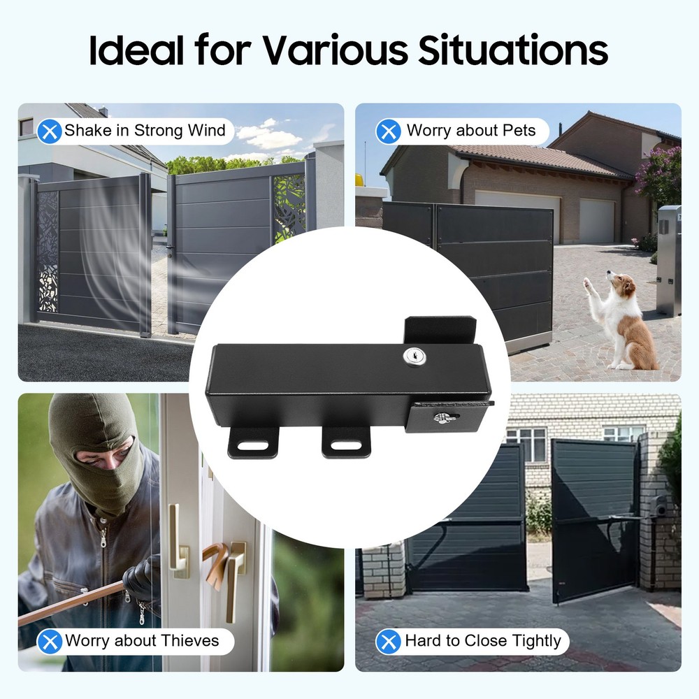 24VDC Automatic Electric Gate Lock for Swing Gate Opener Gate Operator Automatic