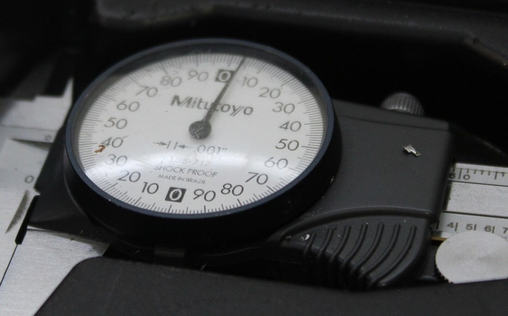 Mitutoyo 505-717 Dial Calipers Inside Outside Depth, 0-6", Excellent Condition