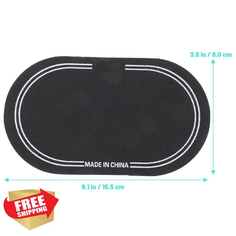 Abaodam Drum Head Protector Pad Sticker 2 Pack Bass Kick Skin
