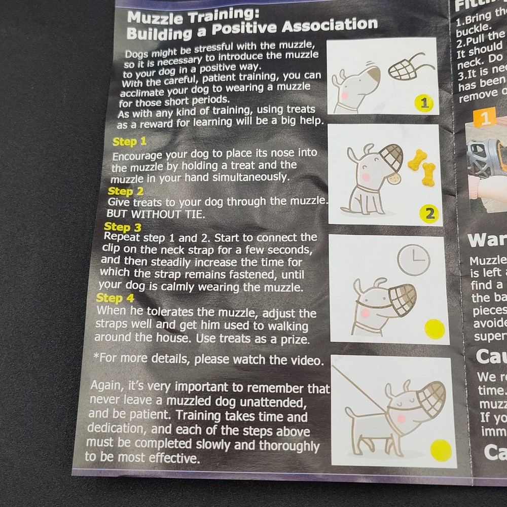 ✅Barkless Dog Muzzle Cage Basket Blocks Biting Chewing Scavenging Humane 🆕📸👀