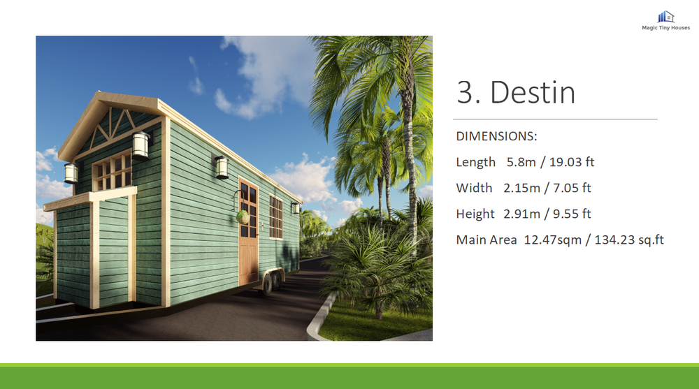Tiny Home Brentwood Catalog L19'.6" X W7'2"