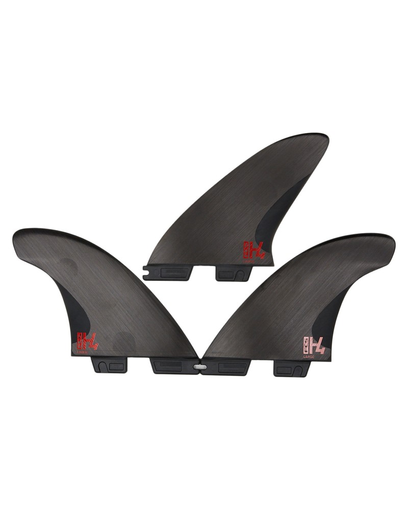 FCS 2 H4 Tri-Fin Set Smoke S