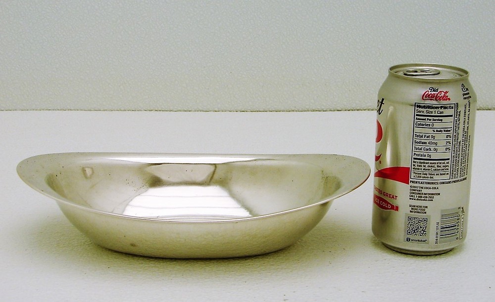 Vienna Austria Solid Silver Vegetable Serving Oval Bowl Hallmarked M&K 1856