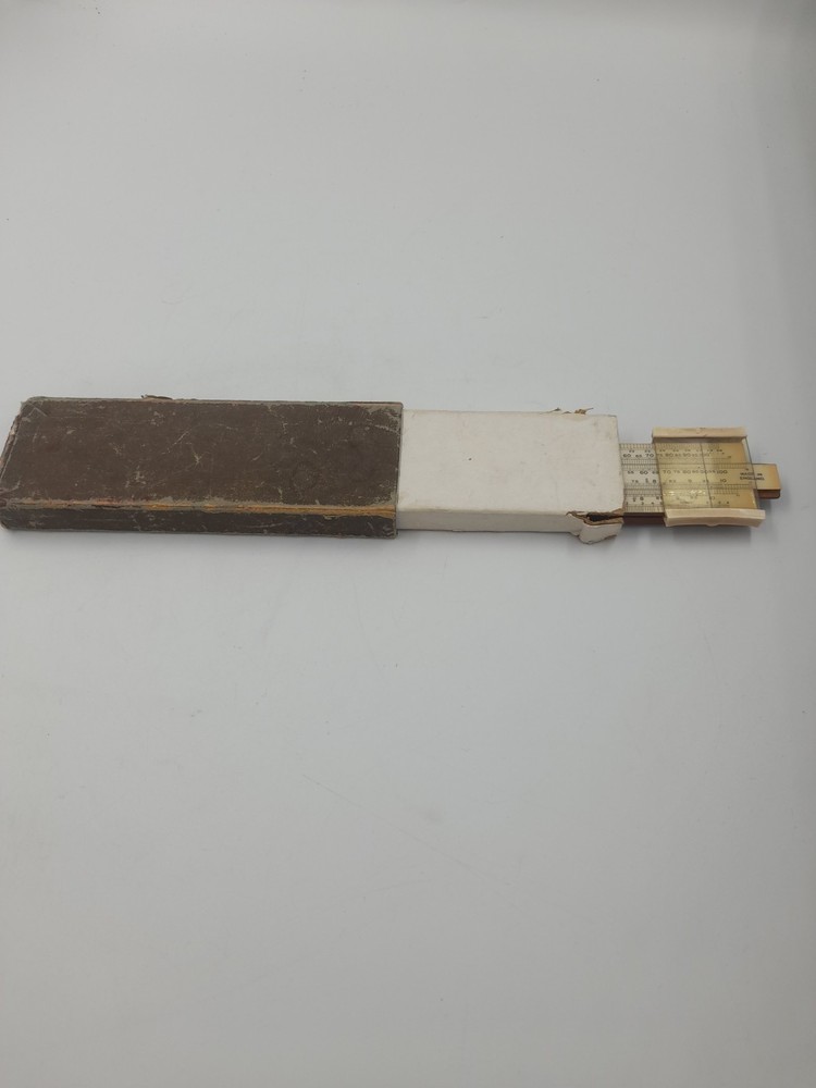 Vintage Unique Log Slide Rule / Ruler