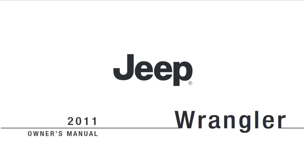 2011 Jeep Wrangler Owner's Manual
