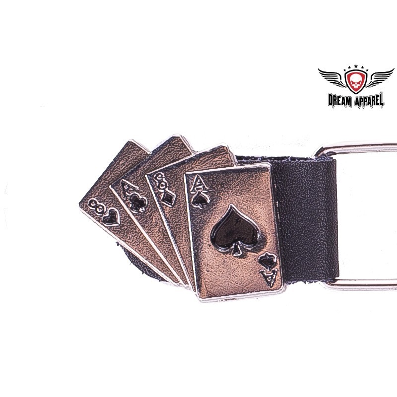 Vest Extender with Deadman's Hand & Motorcycle Chain