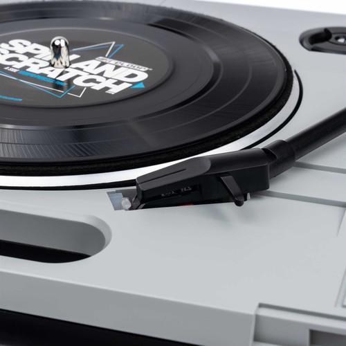 Reloop Spin Portable Turntable with Scratch Vinyl