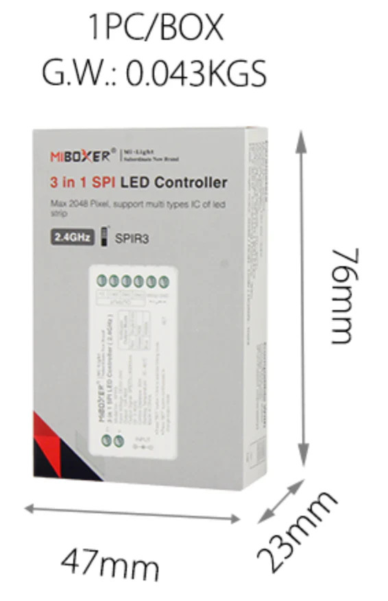 Miboxer 3 in 1 SPI LED Controller (2.4GHz)