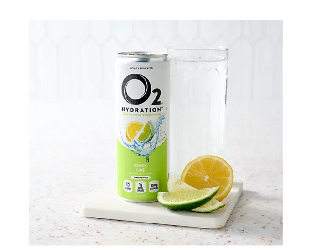 O2 Hydration (12) 12oz Cans Electrolyte and Hydration Drink