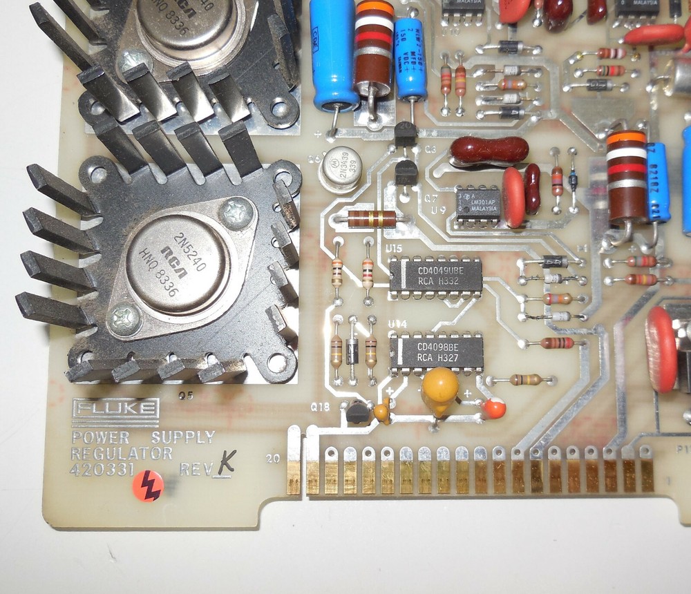 Fluke power supply regulator 420331 rev K