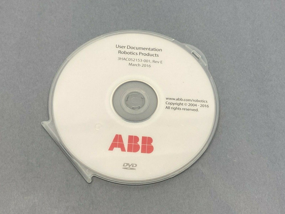 ABB 3HAC052153-001 Rev E User Documentation DVD Robotics Products