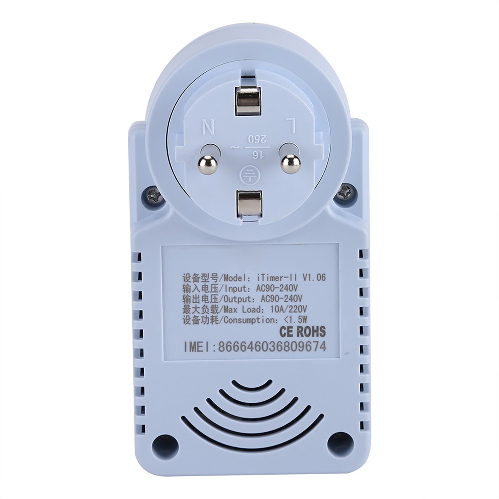 Hot Smart GSM Power Outlet Plug Socket With Temperature Sensor SMS Command