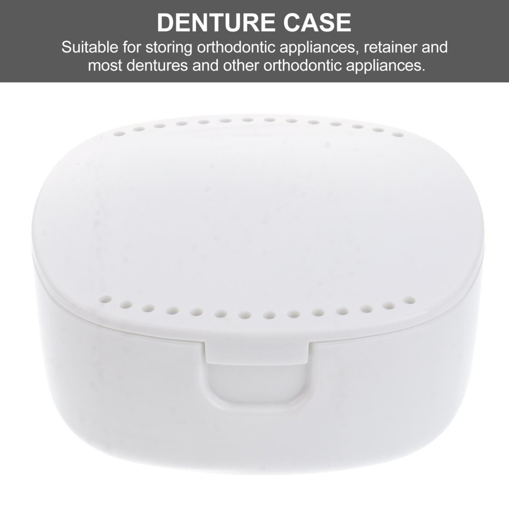 Mirror Retainer Case Retainer Mouth Guard Denture Storage Box