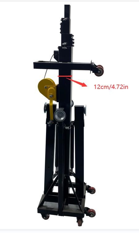19.7FT Lighting Truss Stage System Heavy Duty Crank Up Light Stand551 Lbs Load