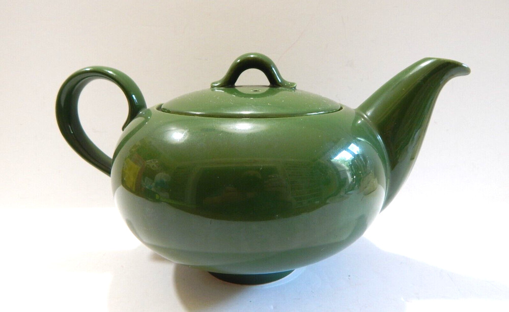 Green Ceramic Coffee Teapot w/ lid