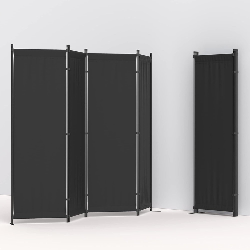 Room Divider 4 Panel Folding Privacy Screens 88'' Room Separation Home Office