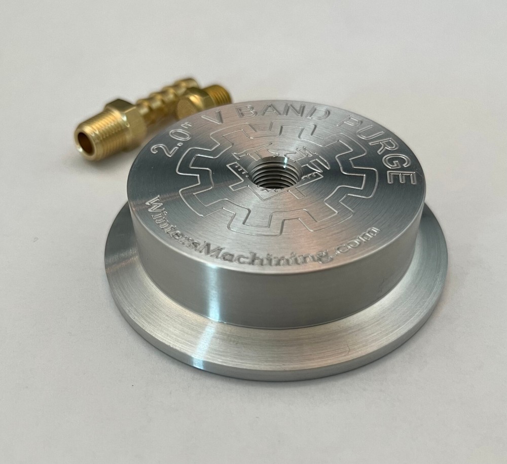 2.0" V BAND BACK PURGE BLOCK