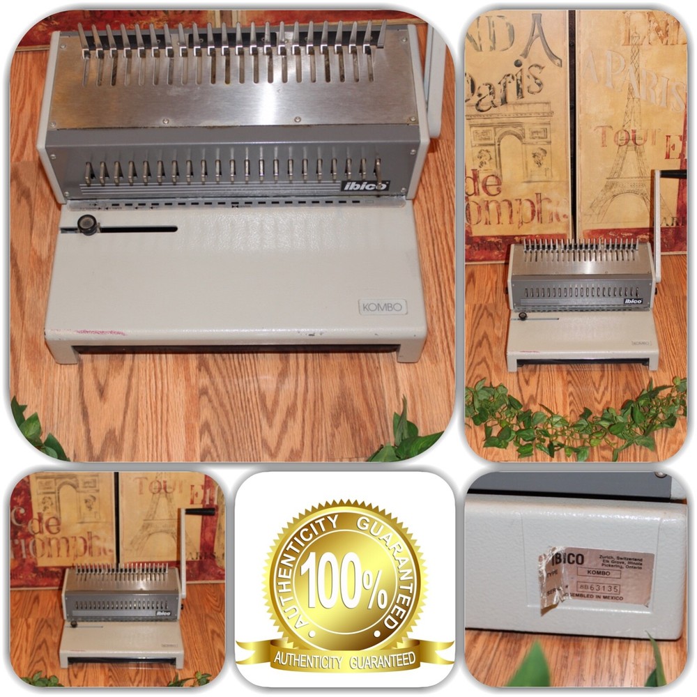KOMBO HEAVY DUTY HOLE PUNCH & BINDING MACHINE!