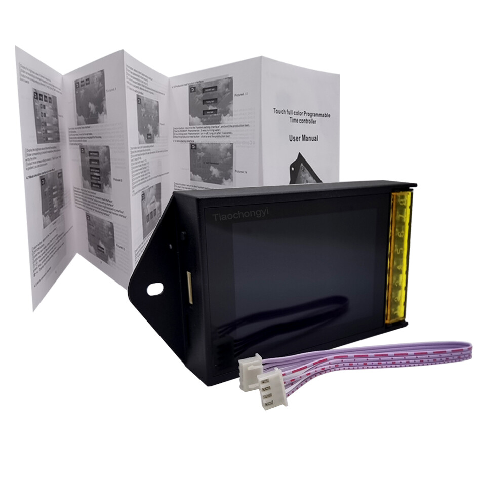 NL502 Time Programmable 5CH RGB LED Strip Light 12v Time Touch Panel Controller