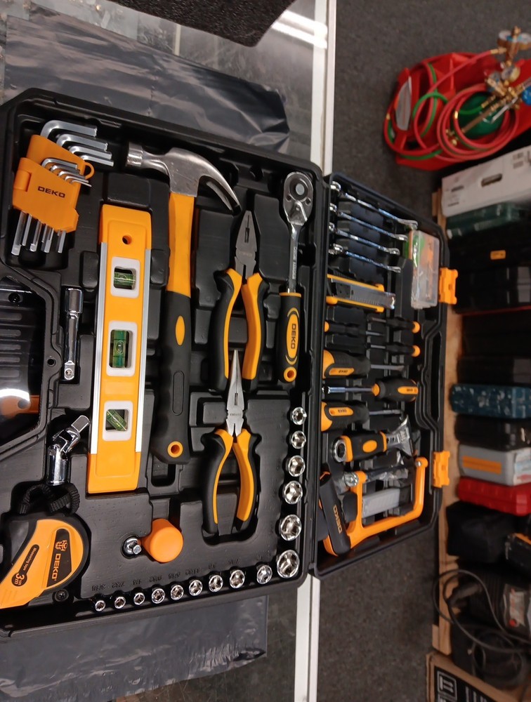 DEKO DRILL TOOL KIT SET HOME MECHANIC