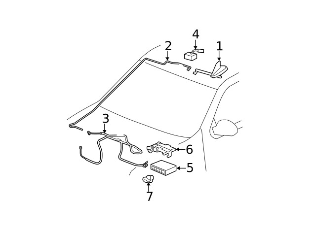 Genuine GM Communication Interface Module Bracket 25816540
