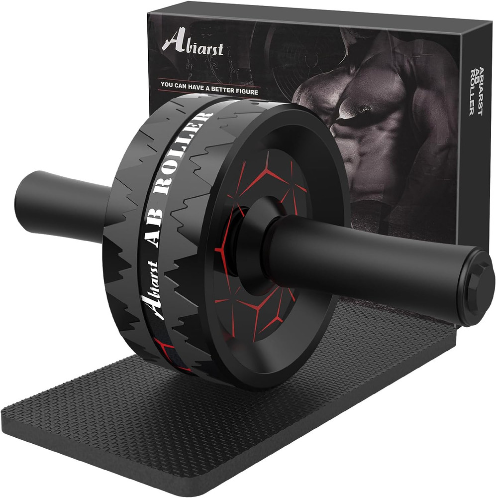 Ab Roller Wheel, Abs Workout Equipment for Abdominal & Core Strength Training, H