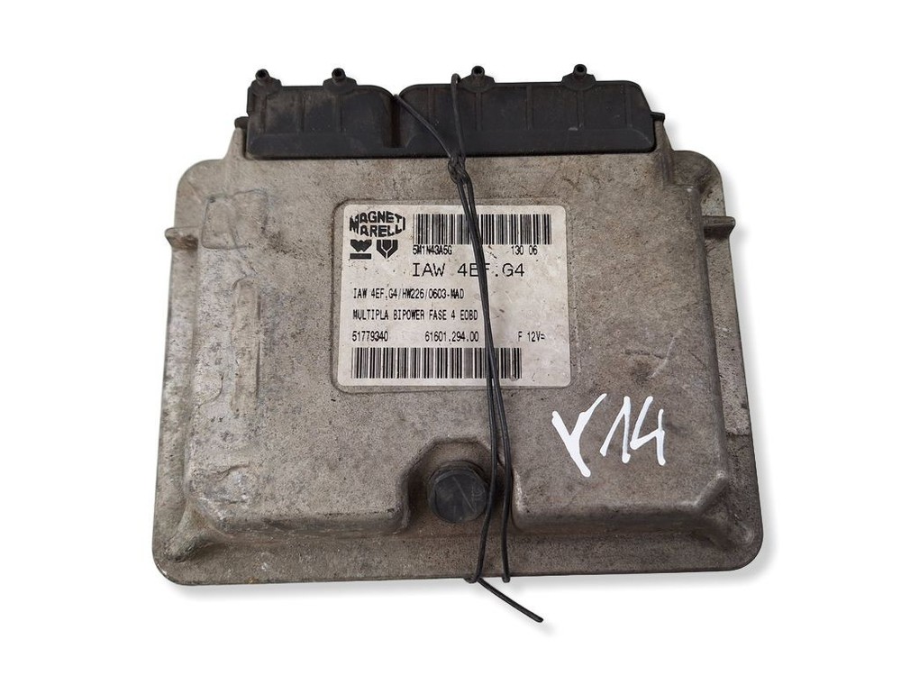 Fiat Multipla 2007 Engine Control Module 51779340 BVV1835