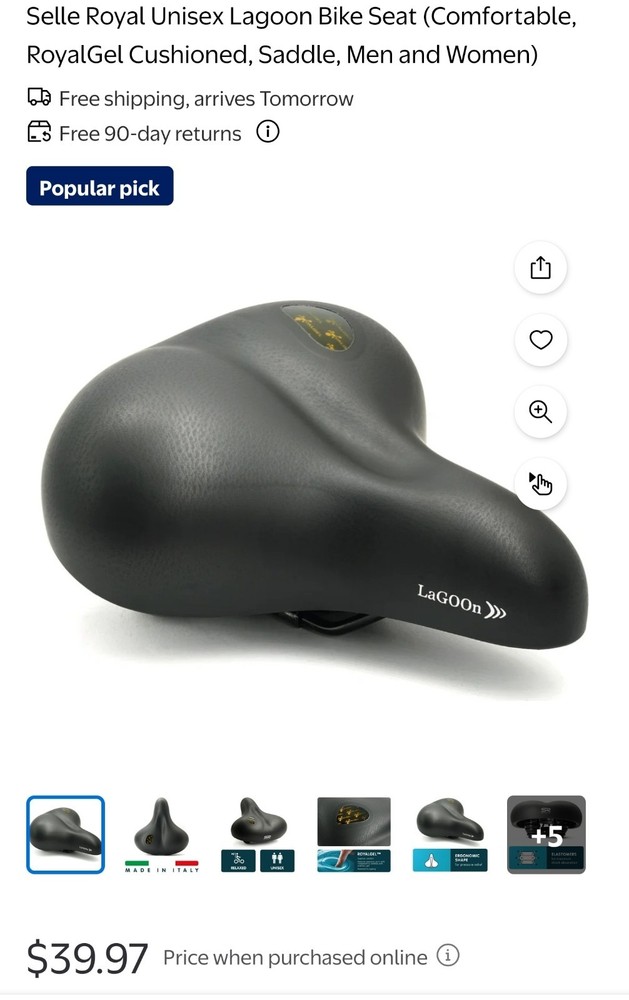 Electric Bicycle Seat Replacement