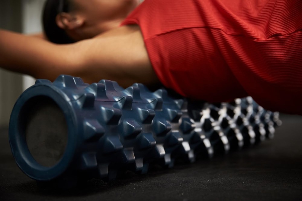 Textured Foam Roller Deep Tissue Self Myofacial Release Massage Therapy Roller