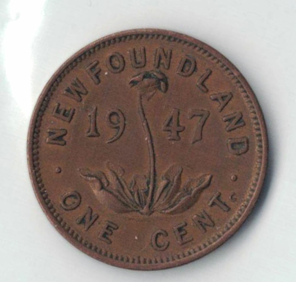 Newfoundland Coins - 1947 One Cent   *1102