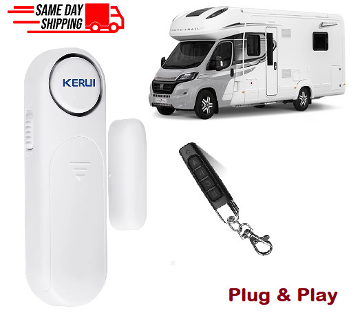 RV-Camper-VAN-Motorhome-Caravan Wireless Remote Alarm Security Entry Door Sensor