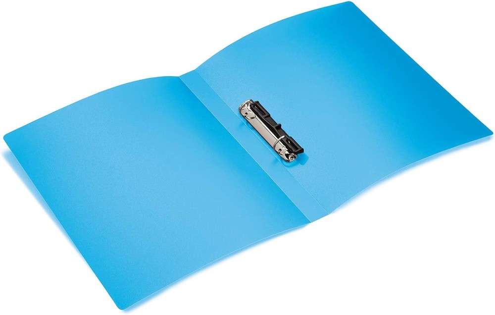 HERMA Ring Binder Translucent in Light Blue, A4, 25 mm Spine, Slim 2-Ring Binder