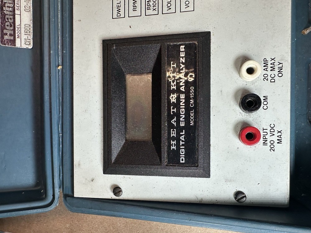 Heathkit rare Portable Digital Engine Analyzer CM-1550 UNTESTED Ships Fast!!!