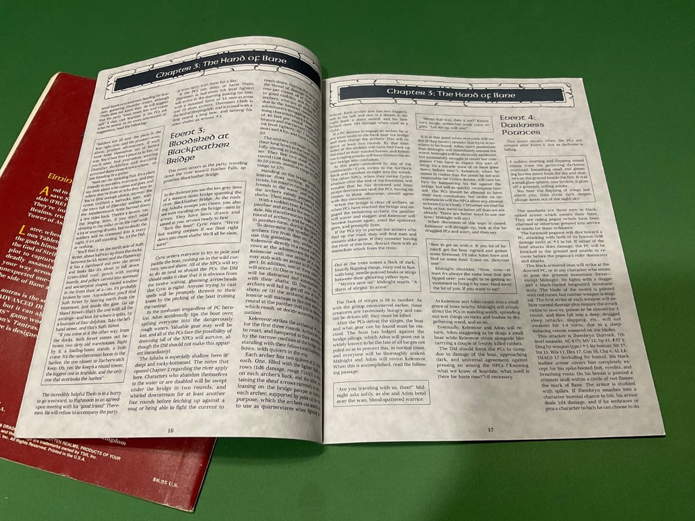AD&D Tantras with NOOO Map Adventure Module - Forgotten Realms 9248