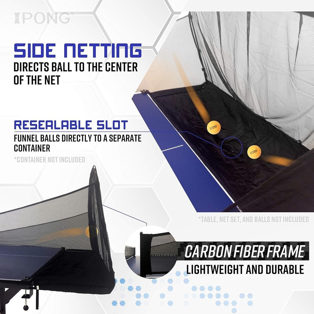Multi-Ball Training Net for Table Tennis