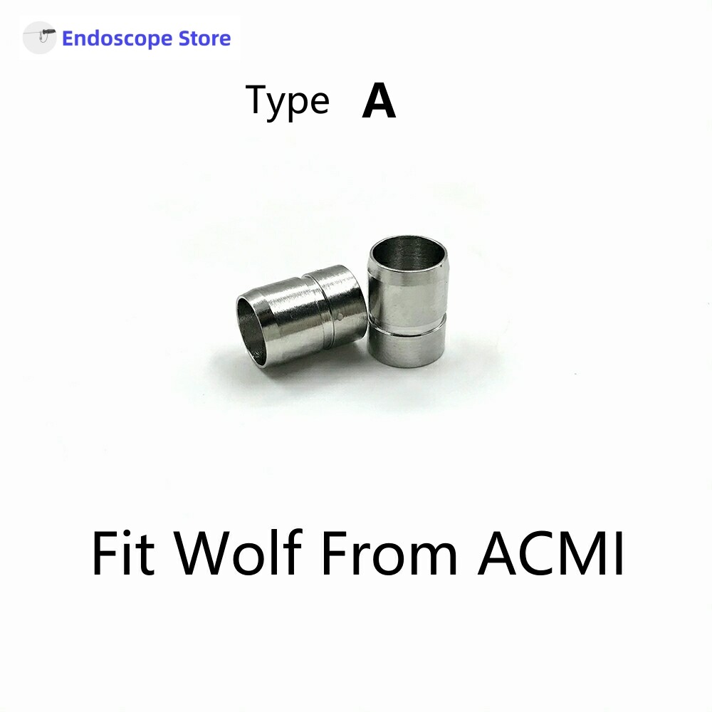 Rigid Endoscope Light Source Optical Fiber Interface Adapter Convert Connector