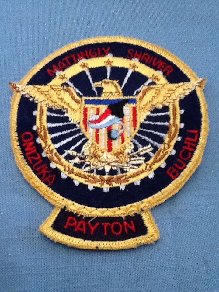 NASA DISCOVERY SPACE SHUTTLE PATCH PAYTON ONIZUKA MATTINGLY SHRIVER BUCHLI