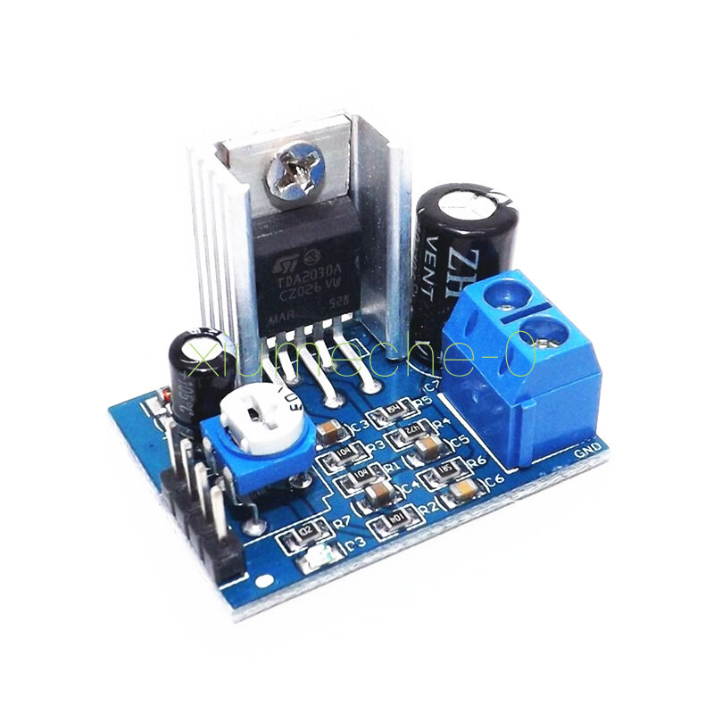 2PCS Power Supply TDA2030 Audio Amplifier Board Module TDA2030A 6-12V Single