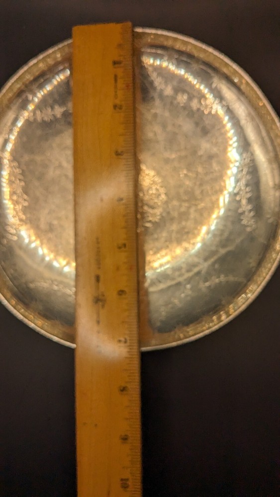 Tiffany And Co Silver Floral Pattern Bowl