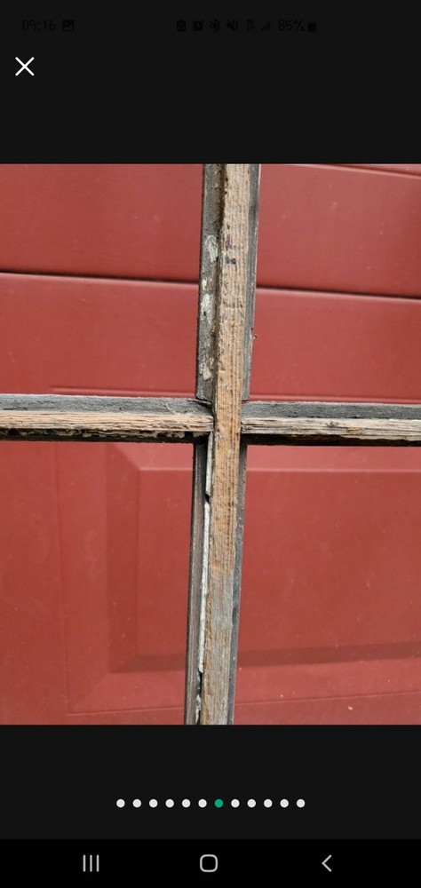 Extra large wooden window frame