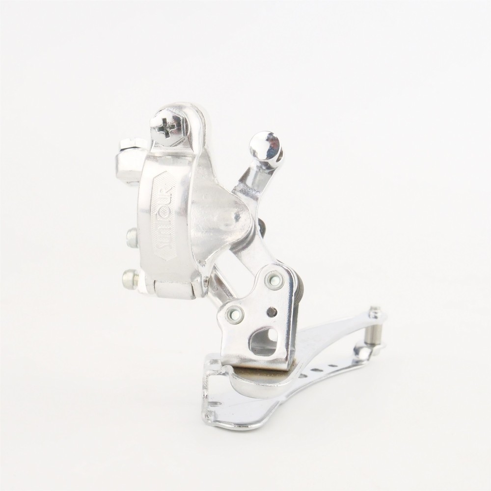 NOS Suntour Comp V Front Derailleur 28.6 Clamp Double Bottom Pull Top Normal