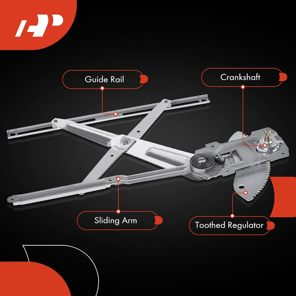 1995-2004 Tacoma Front Left Driver Side Manual Window Regulator–Compatible
