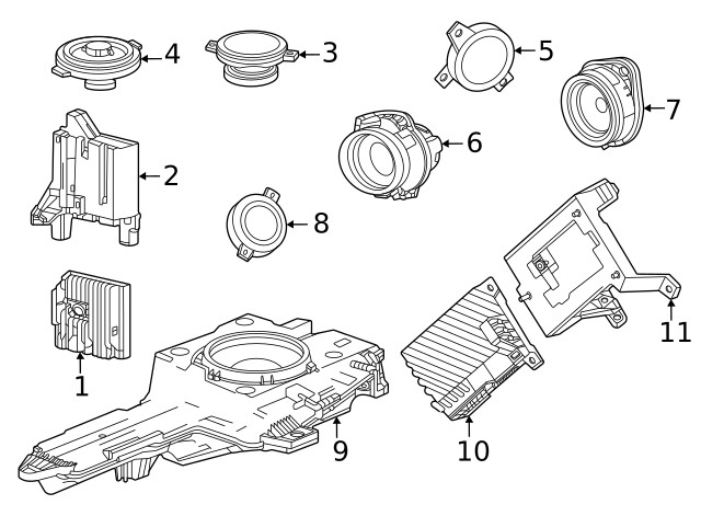 Genuine GM Inst Panel Speaker 85585739