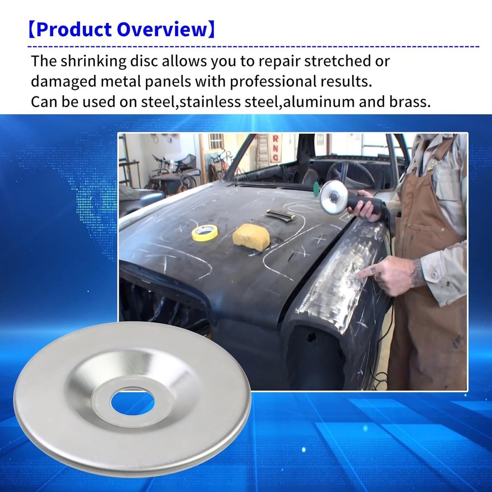 Shrinking Disc Steel Shrinking Disc 4.5 Inch, 4.5” diameter