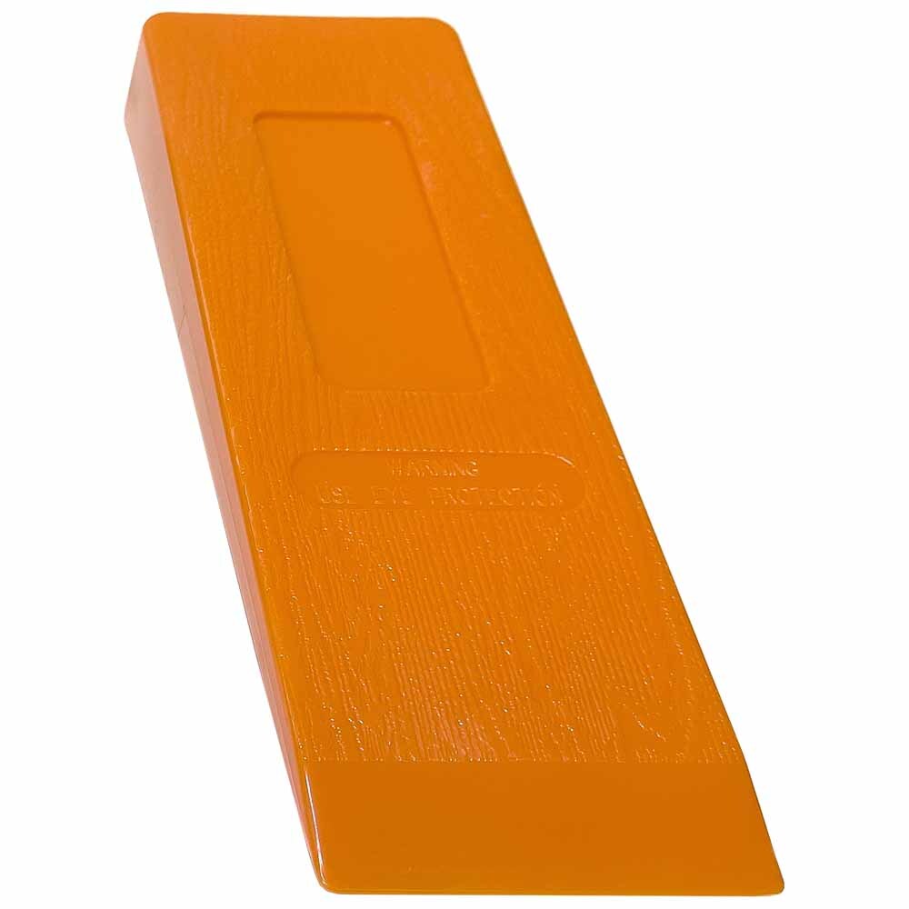 2 Pack 8" Tree Felling Wedge Logging Bucking Falling ABS Plastic (Orange)